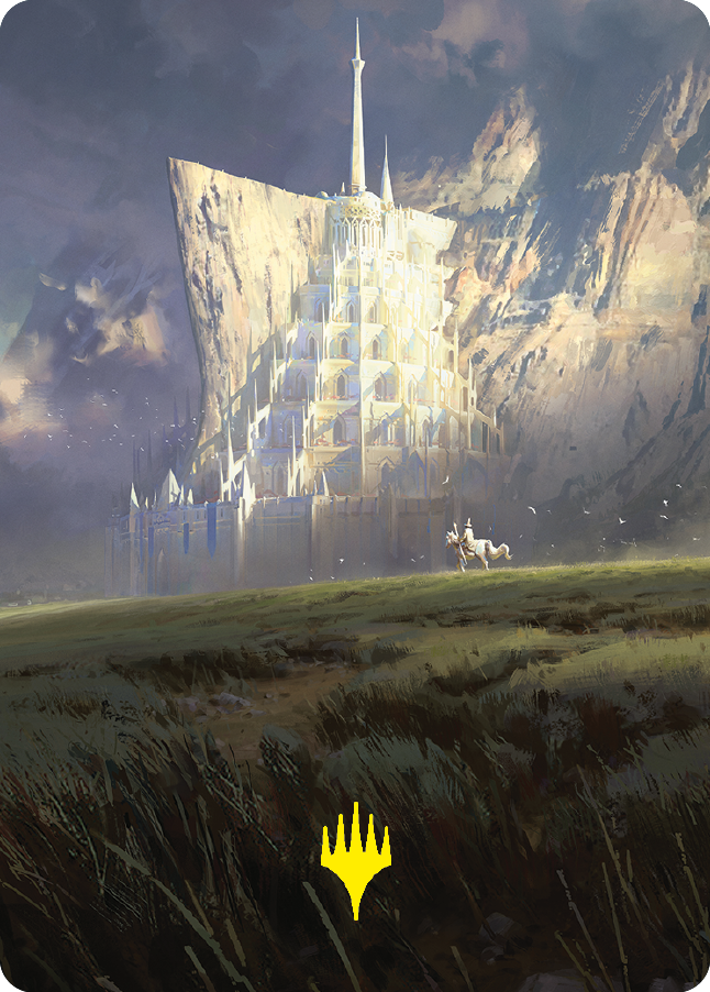 Minas Tirith Art Card (Gold-Stamped Signature) [The Lord of the Rings: Tales of Middle-earth Art Series] | The Gaming-Verse