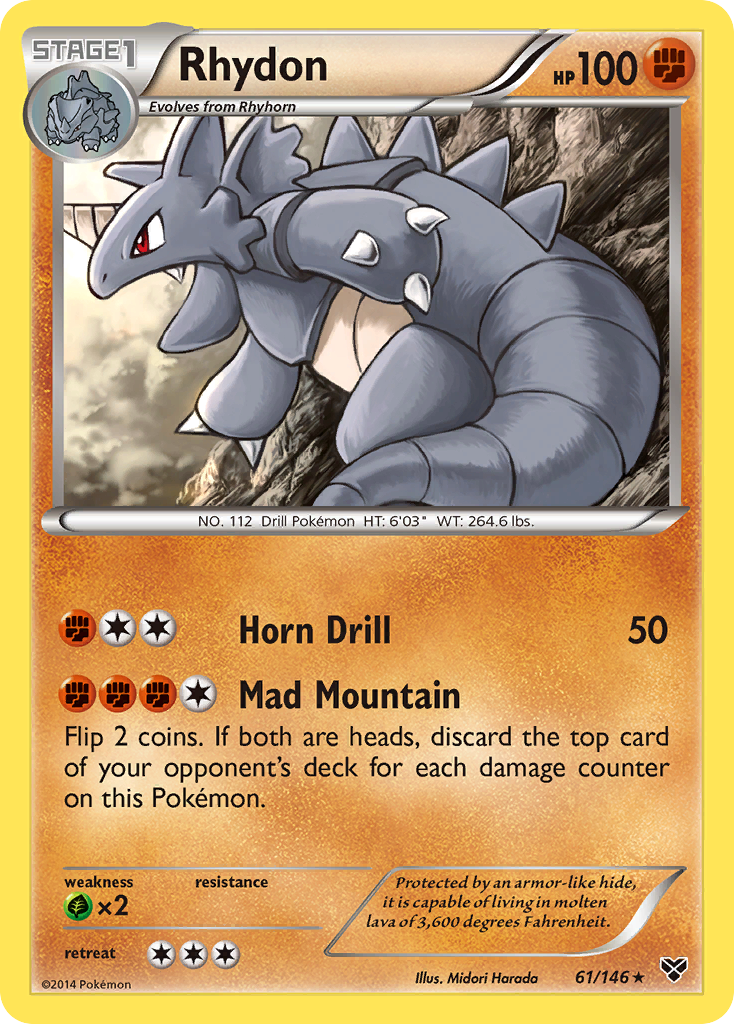 Rhydon (61/146) [XY: Base Set] | The Gaming-Verse