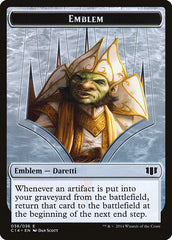 Daretti, Scrap Savant Emblem // Tuktuk the Returned Double-sided Token [Commander 2014 Tokens] | The Gaming-Verse