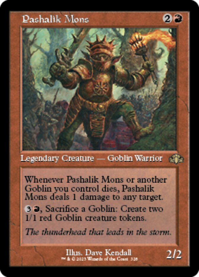 Pashalik Mons (Retro) [Dominaria Remastered] | The Gaming-Verse