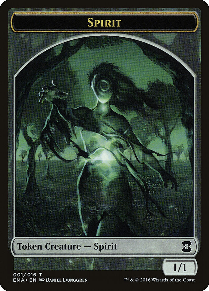 Spirit (001/016) [Eternal Masters Tokens] | The Gaming-Verse