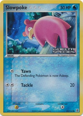 Slowpoke (83/113) (Stamped) [EX: Delta Species] | The Gaming-Verse