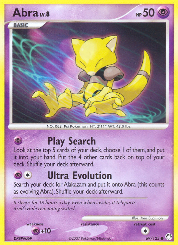 Abra (69/123) [Diamond & Pearl: Mysterious Treasures] | The Gaming-Verse