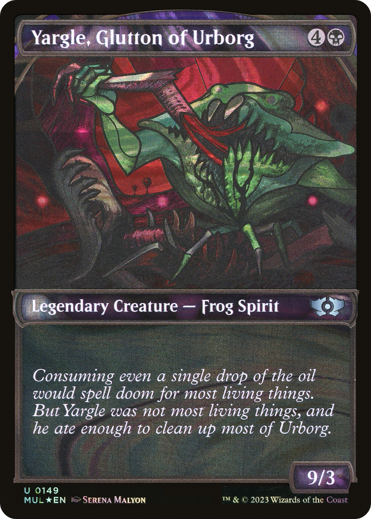 Yargle, Glutton of Urborg (Halo Foil) [Multiverse Legends] | The Gaming-Verse