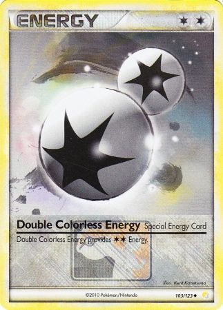 Double Colorless Energy (103/123) (League Promo) [HeartGold & SoulSilver: Base Set] | The Gaming-Verse