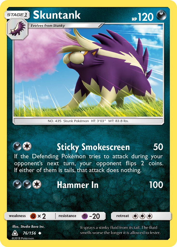 Skuntank (76/156) [Sun & Moon: Ultra Prism] | The Gaming-Verse