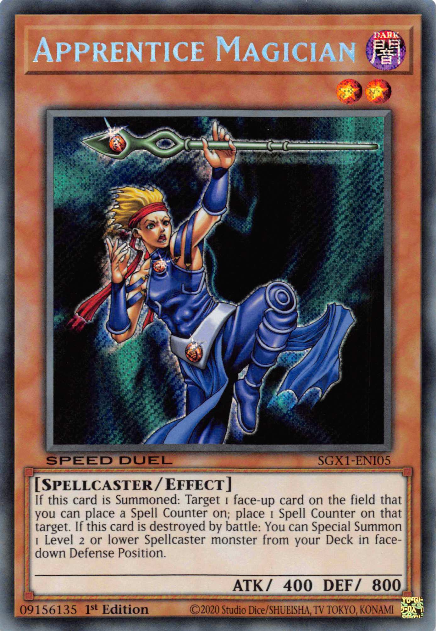 Apprentice Magician [SGX1-ENI05] Secret Rare | The Gaming-Verse