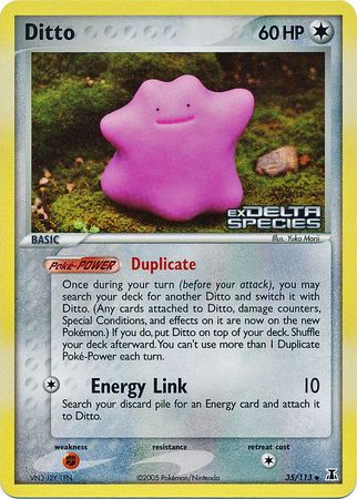 Ditto (35/113) (Stamped) [EX: Delta Species] | The Gaming-Verse