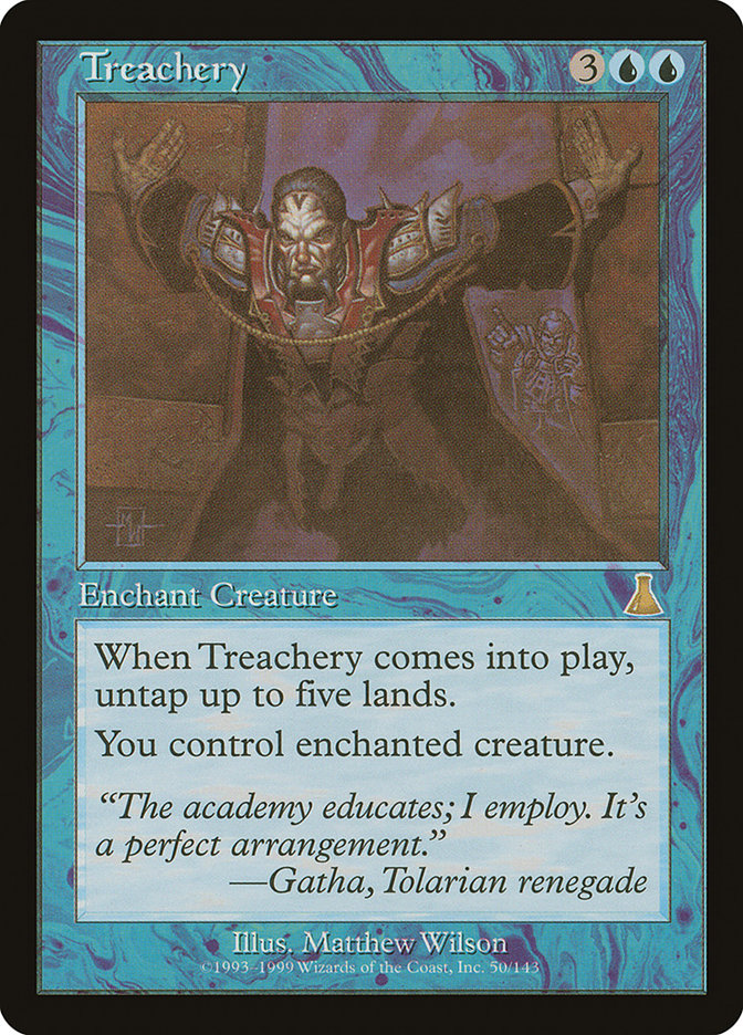 Treachery [Urza's Destiny] | The Gaming-Verse