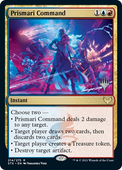 Prismari Command (Promo Pack) [Strixhaven: School of Mages Promos] | The Gaming-Verse