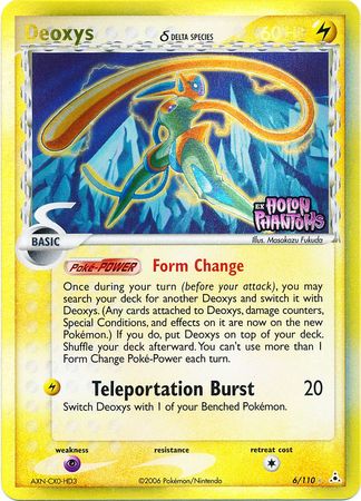 Deoxys (6/110) (Delta Species) (Stamped) [EX: Holon Phantoms] | The Gaming-Verse