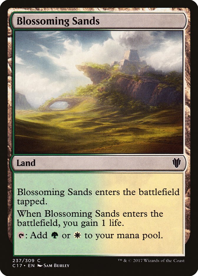 Blossoming Sands [Commander 2017] | The Gaming-Verse