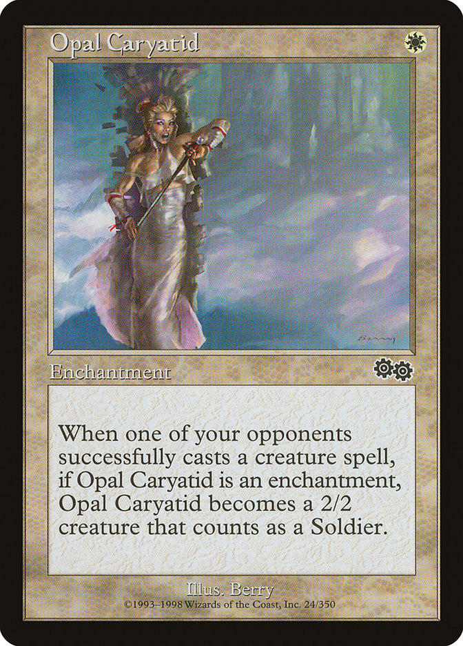 Opal Caryatid [Urza's Saga] | The Gaming-Verse