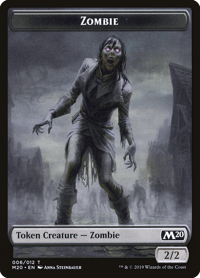 Dragon (002) // Zombie Double-Sided Token [Game Night 2019 Tokens] | The Gaming-Verse