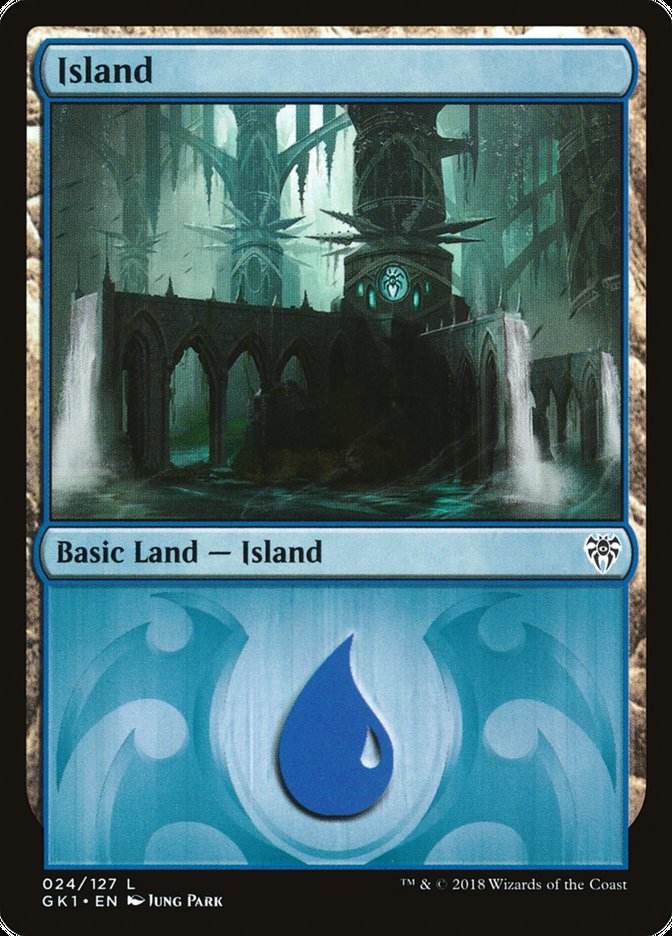 Island (#24) [Guilds of Ravnica Guild Kit] | The Gaming-Verse