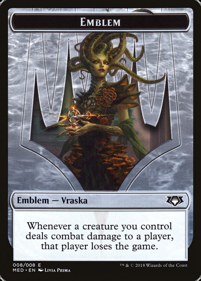 Emblem - Vraska, Golgari Queen [Mythic Edition Tokens] | The Gaming-Verse