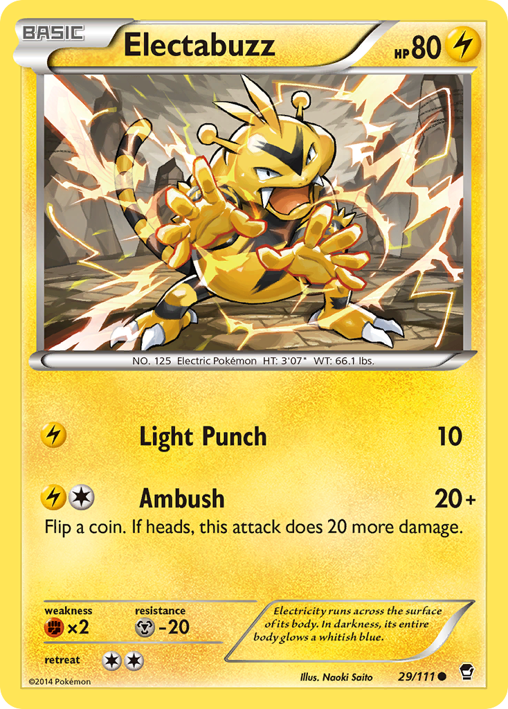 Electabuzz (29/111) [XY: Furious Fists] | The Gaming-Verse