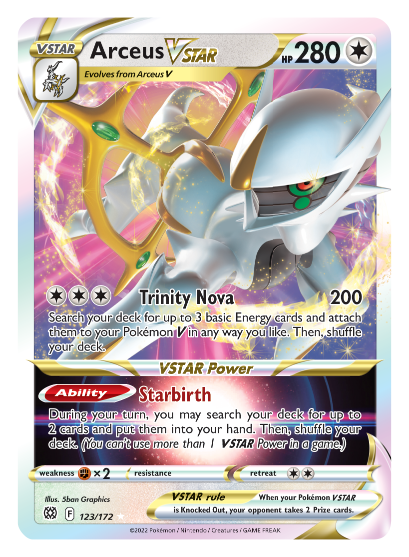 Arceus VSTAR (123/172) [Sword & Shield: Brilliant Stars] | The Gaming-Verse