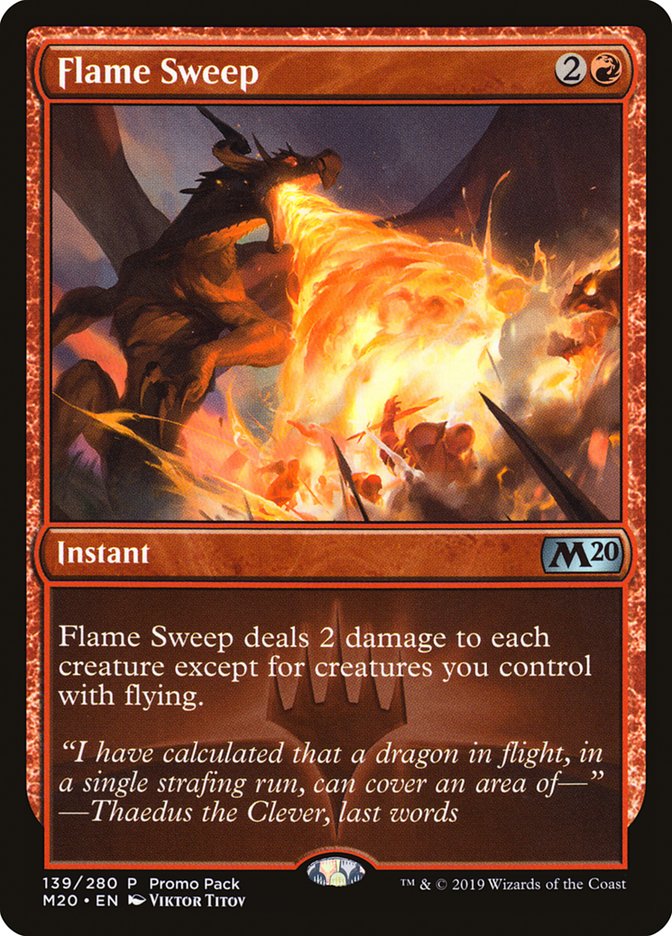 Flame Sweep (Promo Pack) [Core Set 2020 Promos] | The Gaming-Verse