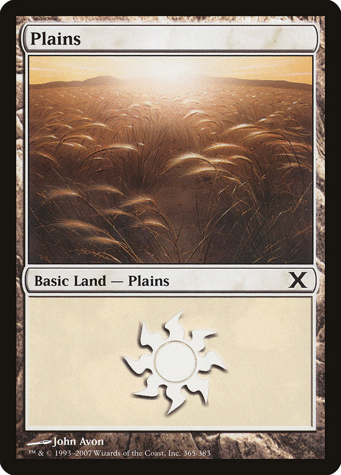 Plains (365) [Tenth Edition] | The Gaming-Verse