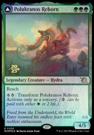 Polukranos Reborn // Polukranos, Engine of Ruin [March of the Machine Prerelease Promos] | The Gaming-Verse