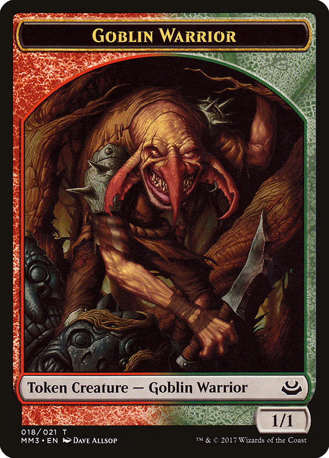 Goblin Warrior [Modern Masters 2017 Tokens] | The Gaming-Verse