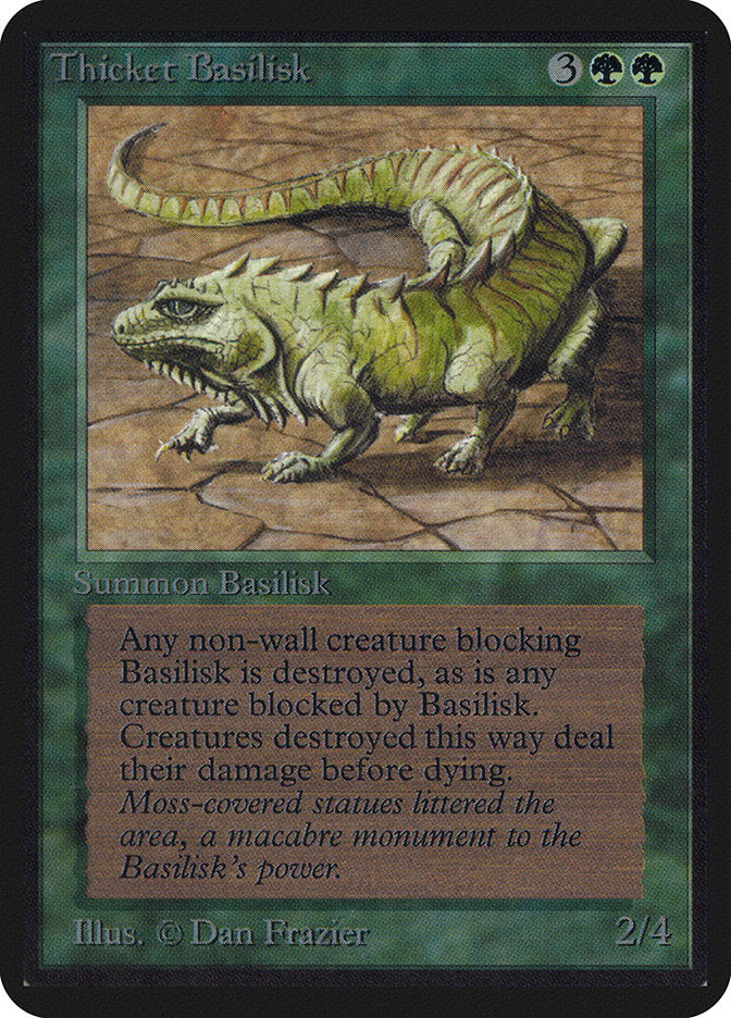 Thicket Basilisk [Limited Edition Alpha] | The Gaming-Verse