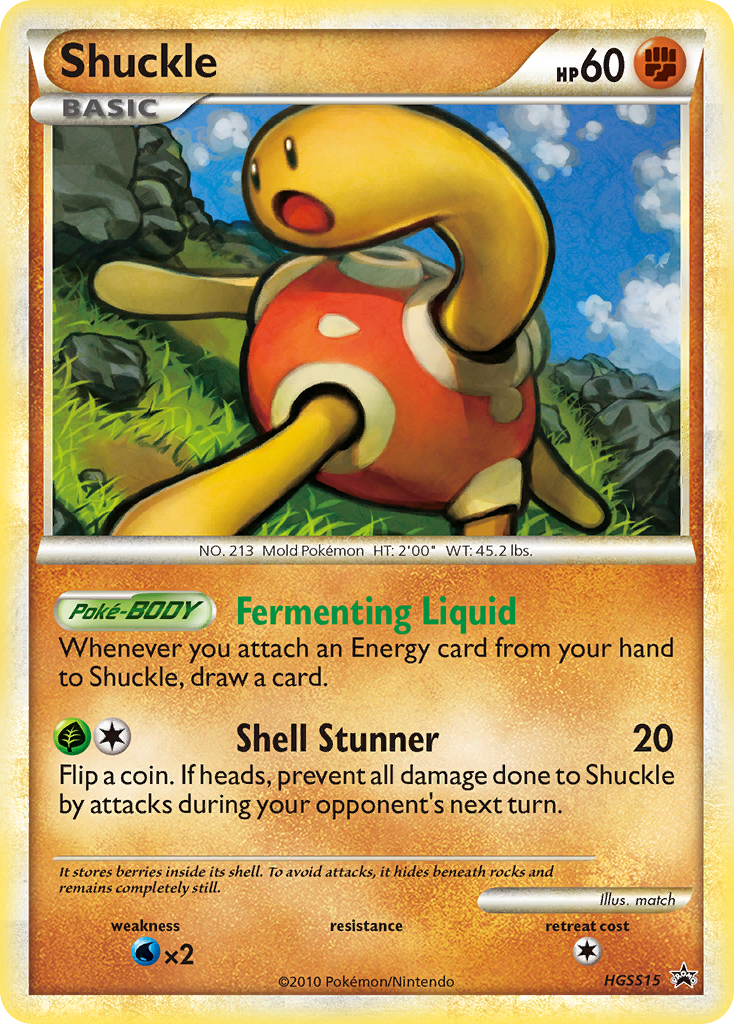 Shuckle (HGSS15) [HeartGold & SoulSilver: Black Star Promos] | The Gaming-Verse