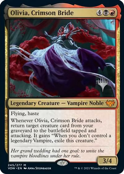 Olivia, Crimson Bride (Promo Pack) [Innistrad: Crimson Vow Promo Pack] | The Gaming-Verse