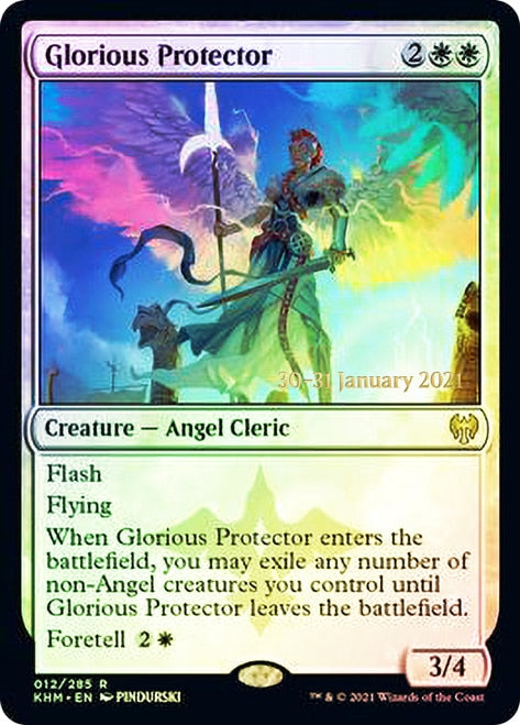 Glorious Protector  [Kaldheim Prerelease Promos] | The Gaming-Verse