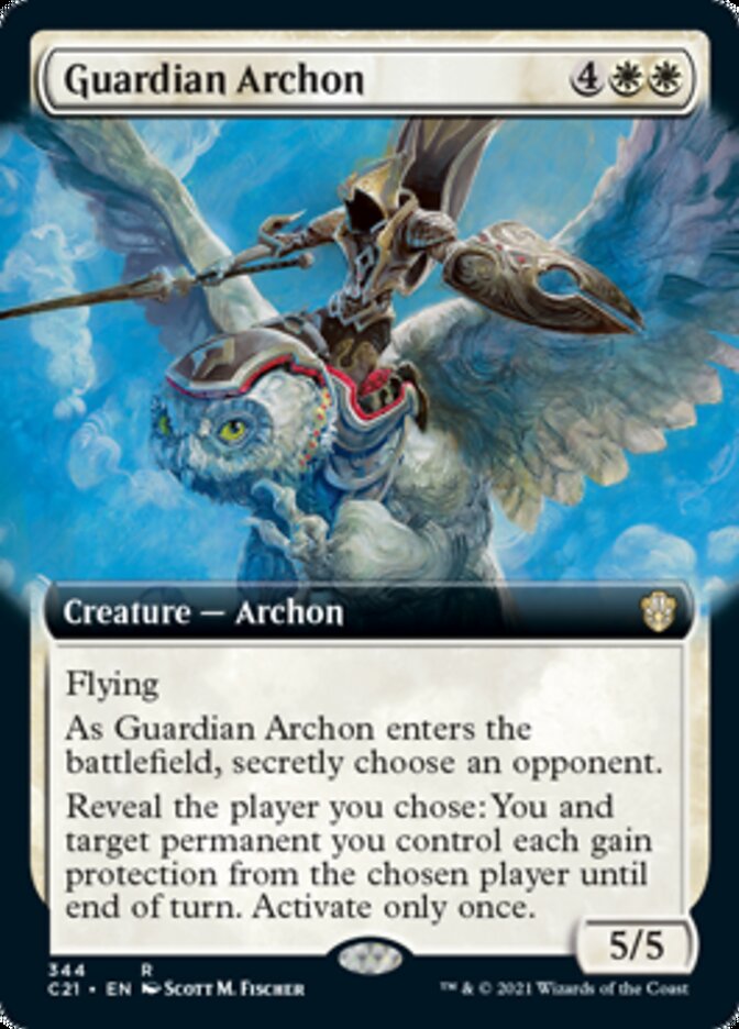 Guardian Archon (Extended) [Commander 2021] | The Gaming-Verse