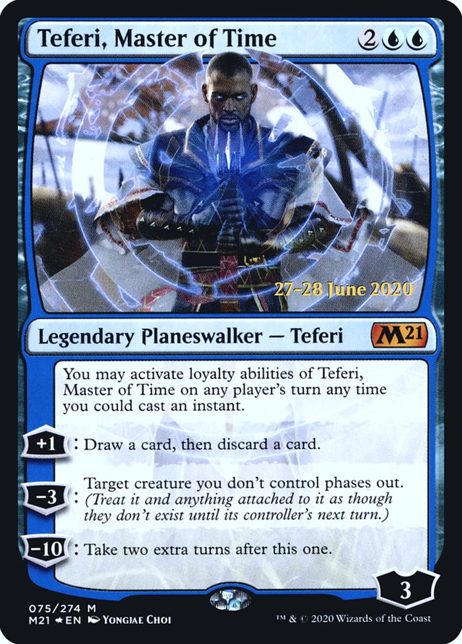 Teferi, Master of Time  [Core Set 2021 Prerelease Promos] | The Gaming-Verse