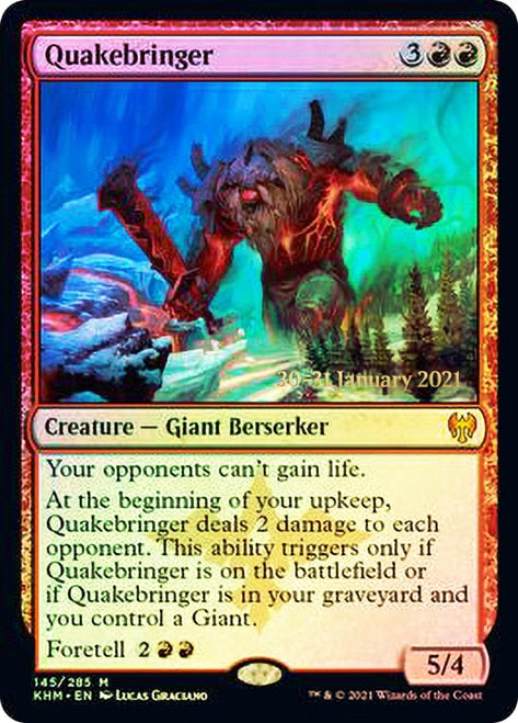 Quakebringer  [Kaldheim Prerelease Promos] | The Gaming-Verse