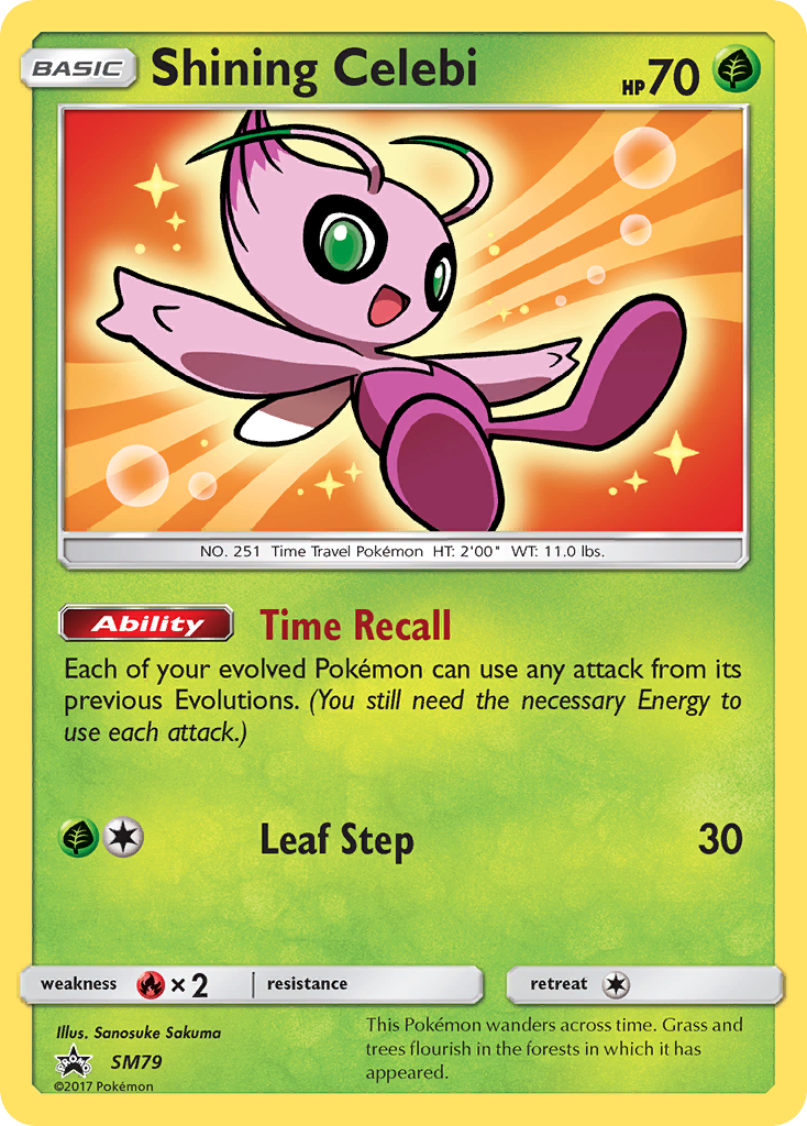 Shining Celebi (SM79) [Sun & Moon: Black Star Promos] | The Gaming-Verse