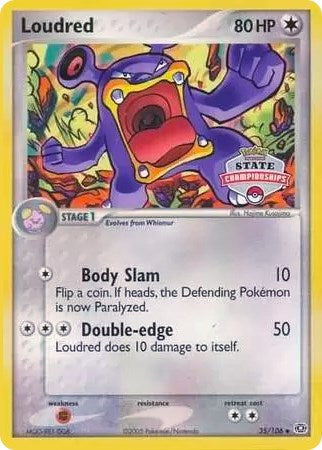 Loudred (35/106) (State Championships) [EX: Emerald] | The Gaming-Verse