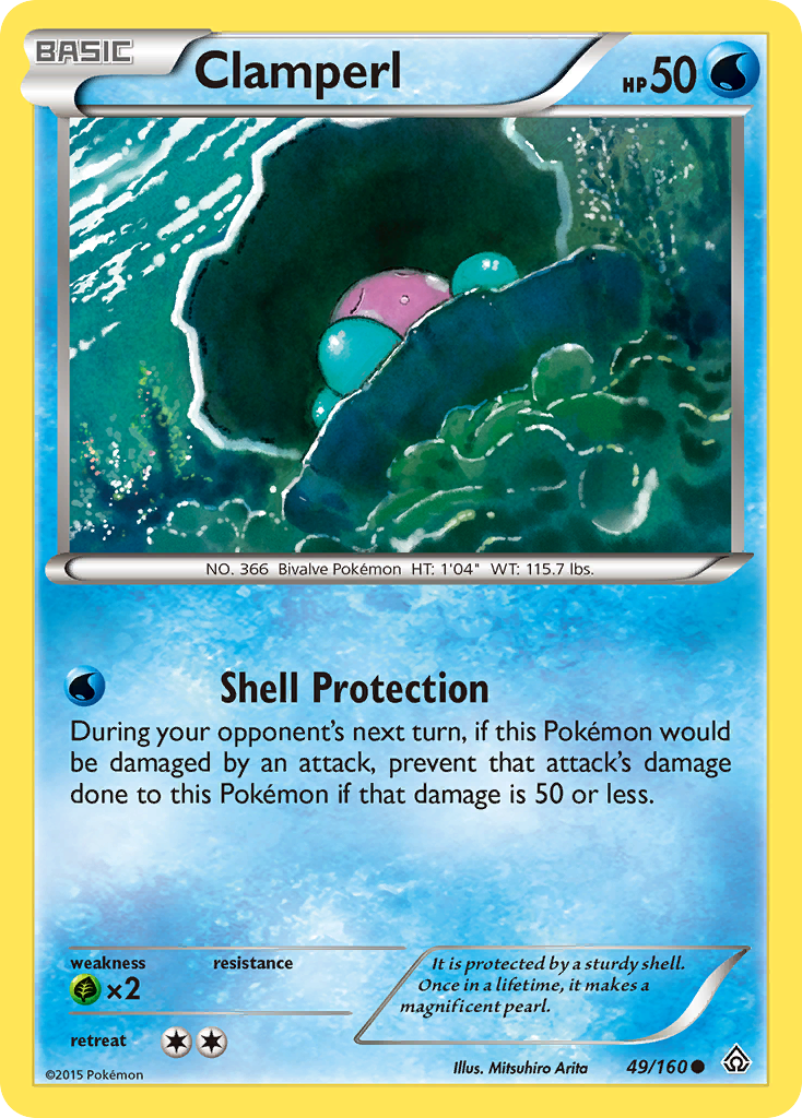 Clamperl (49/160) [XY: Primal Clash] | The Gaming-Verse