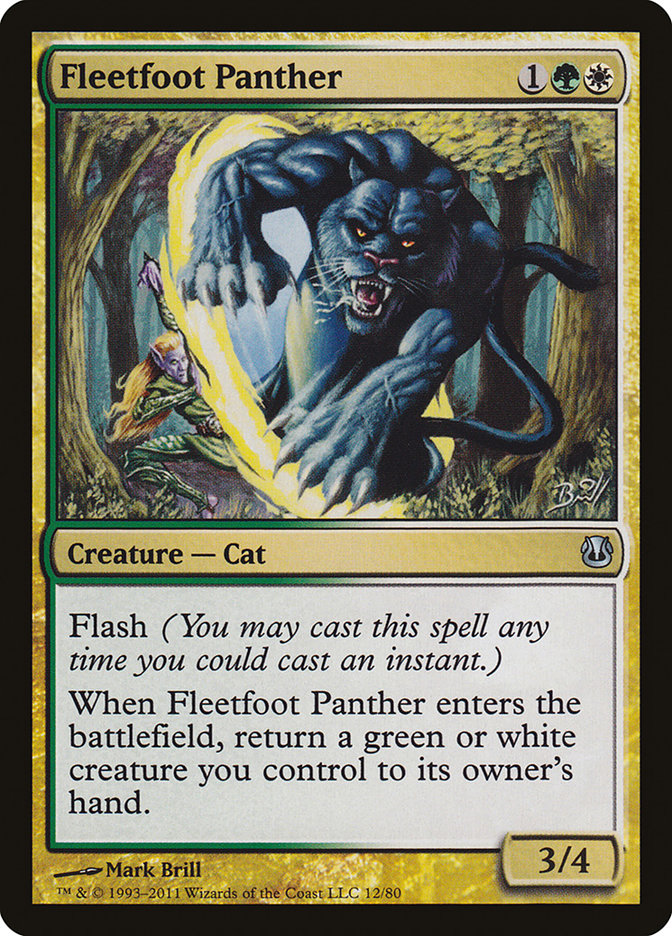 Fleetfoot Panther [Duel Decks: Ajani vs. Nicol Bolas] | The Gaming-Verse