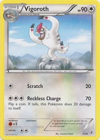 Vigoroth (4/30) [XY: Trainer Kit 1 - Bisharp] | The Gaming-Verse