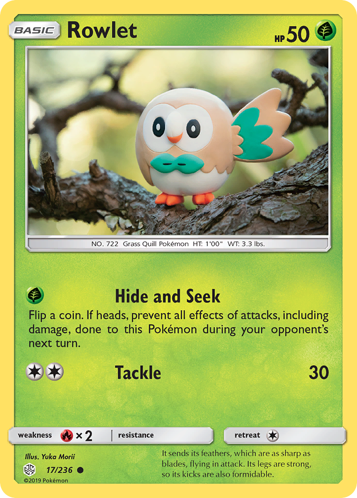 Rowlet (17/236) [Sun & Moon: Cosmic Eclipse] | The Gaming-Verse