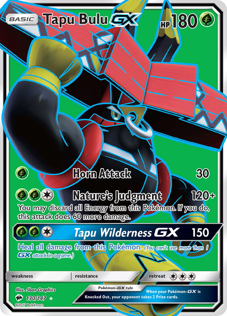 Tapu Bulu GX (130/147) [Sun & Moon: Burning Shadows] | The Gaming-Verse