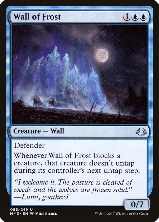 Wall of Frost [Modern Masters 2017] | The Gaming-Verse