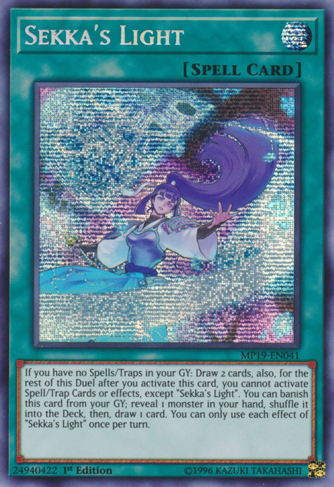 Sekka's Light [MP19-EN041] Prismatic Secret Rare | The Gaming-Verse