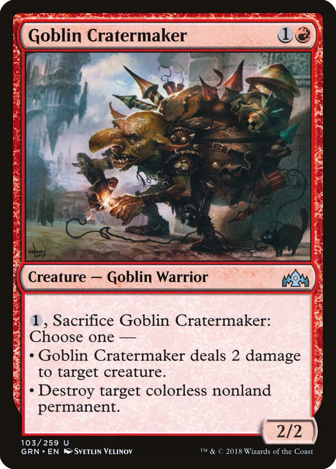 Goblin Cratermaker [Guilds of Ravnica] | The Gaming-Verse