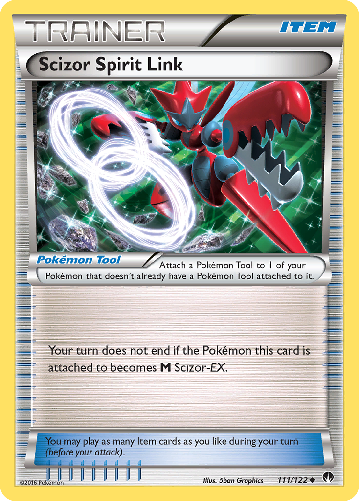 Scizor Spirit Link (111/122) [XY: BREAKpoint] | The Gaming-Verse