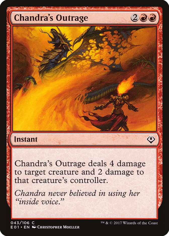 Chandra's Outrage [Archenemy: Nicol Bolas] | The Gaming-Verse