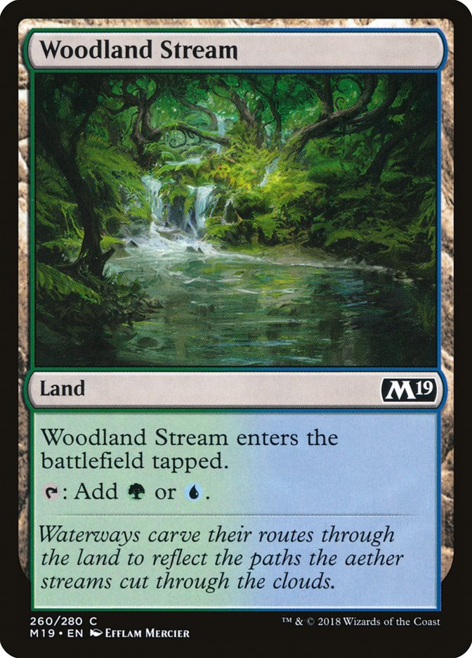 Woodland Stream [Core Set 2019] | The Gaming-Verse