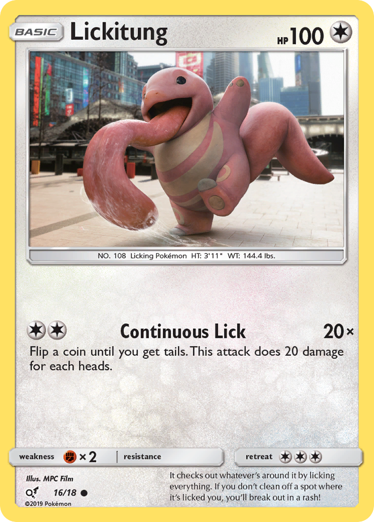 Lickitung (16/18) [Sun & Moon: Detective Pikachu] | The Gaming-Verse