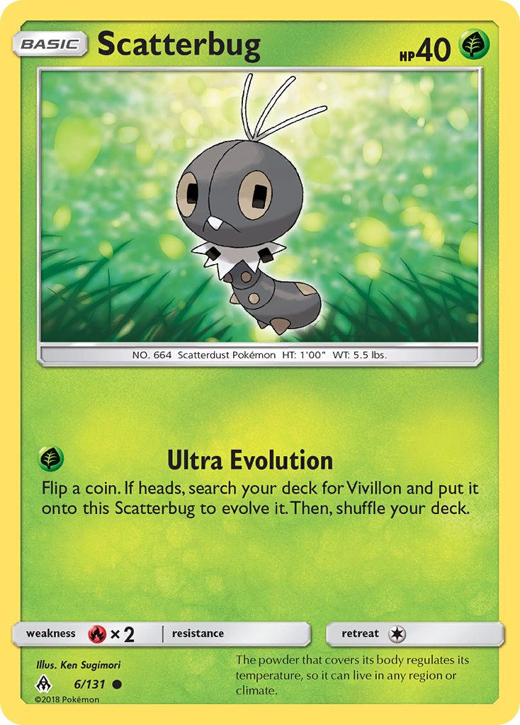 Scatterbug (6/131) [Sun & Moon: Forbidden Light] | The Gaming-Verse