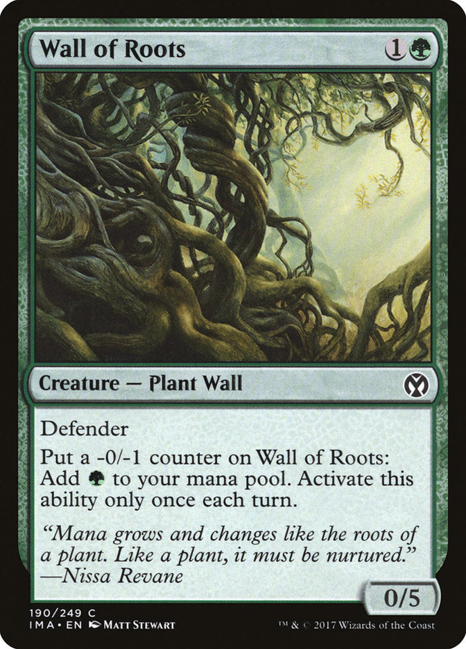 Wall of Roots [Iconic Masters] | The Gaming-Verse