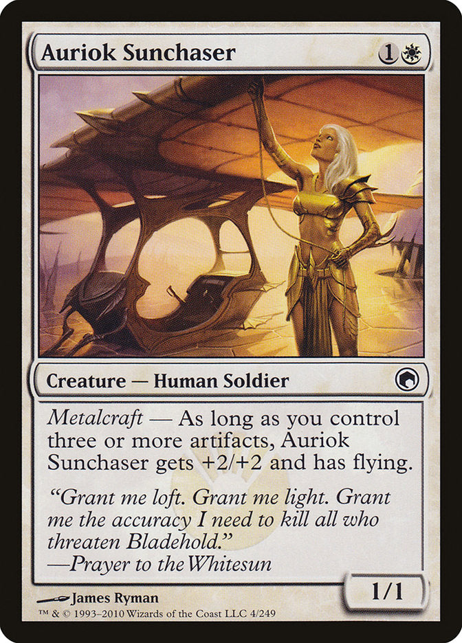 Auriok Sunchaser [Scars of Mirrodin] | The Gaming-Verse